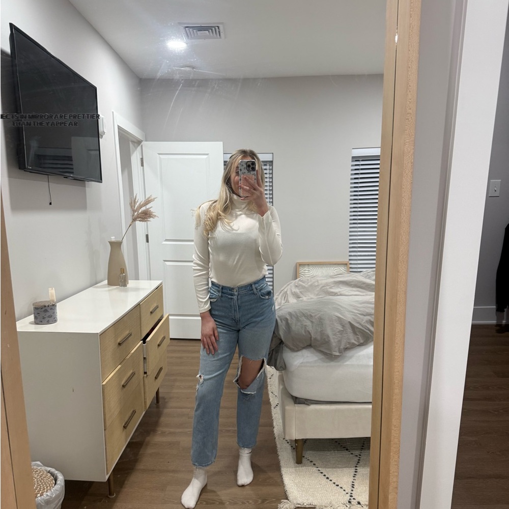 Jones New York Cream Turtleneck Sweater S - Picture 6 of 10